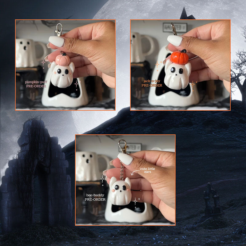 Cute Ghost Keychain