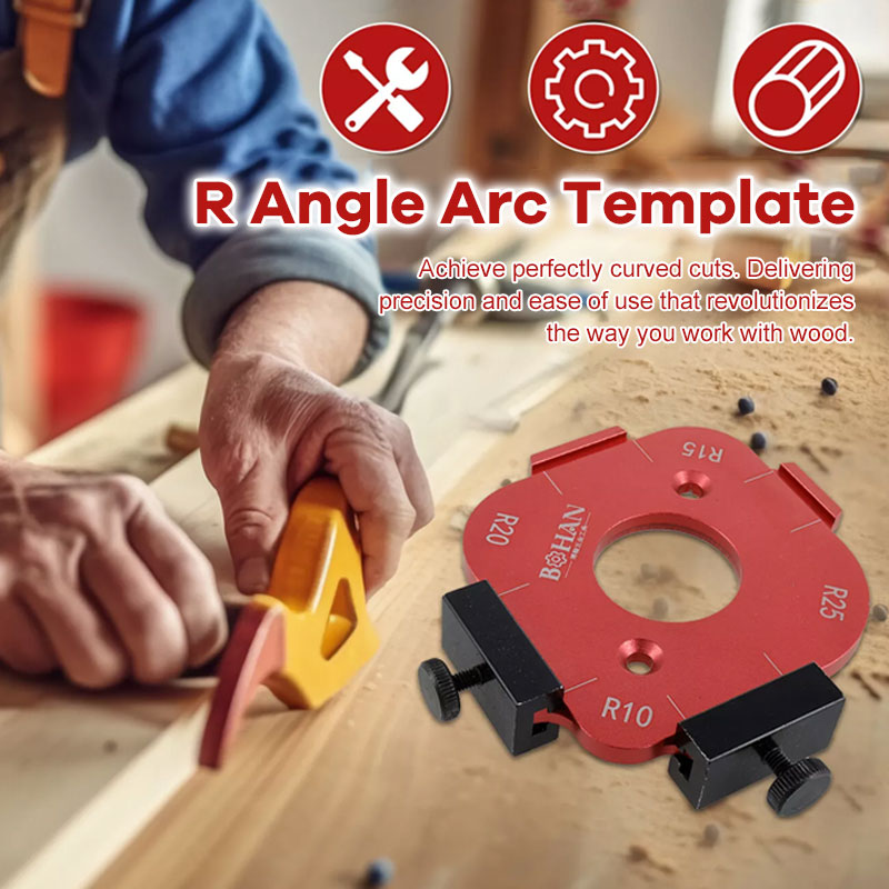 R Angle Arc Template