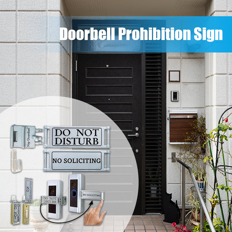 Doorbell Prohibition Sign