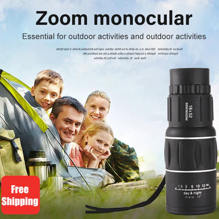 Monocular high-definition night vision telescope