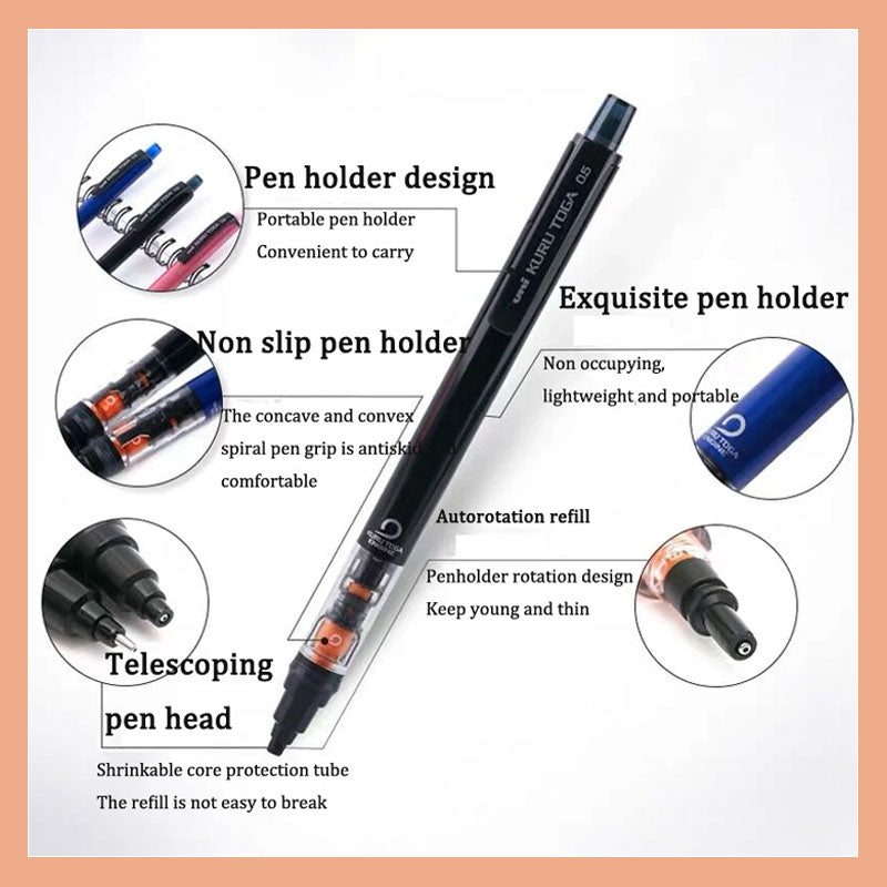 Automatic rotating pencil