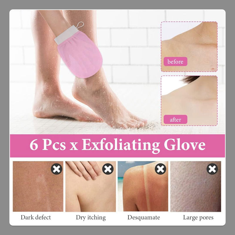 Bath Exfoliation Hair Removal Gloves